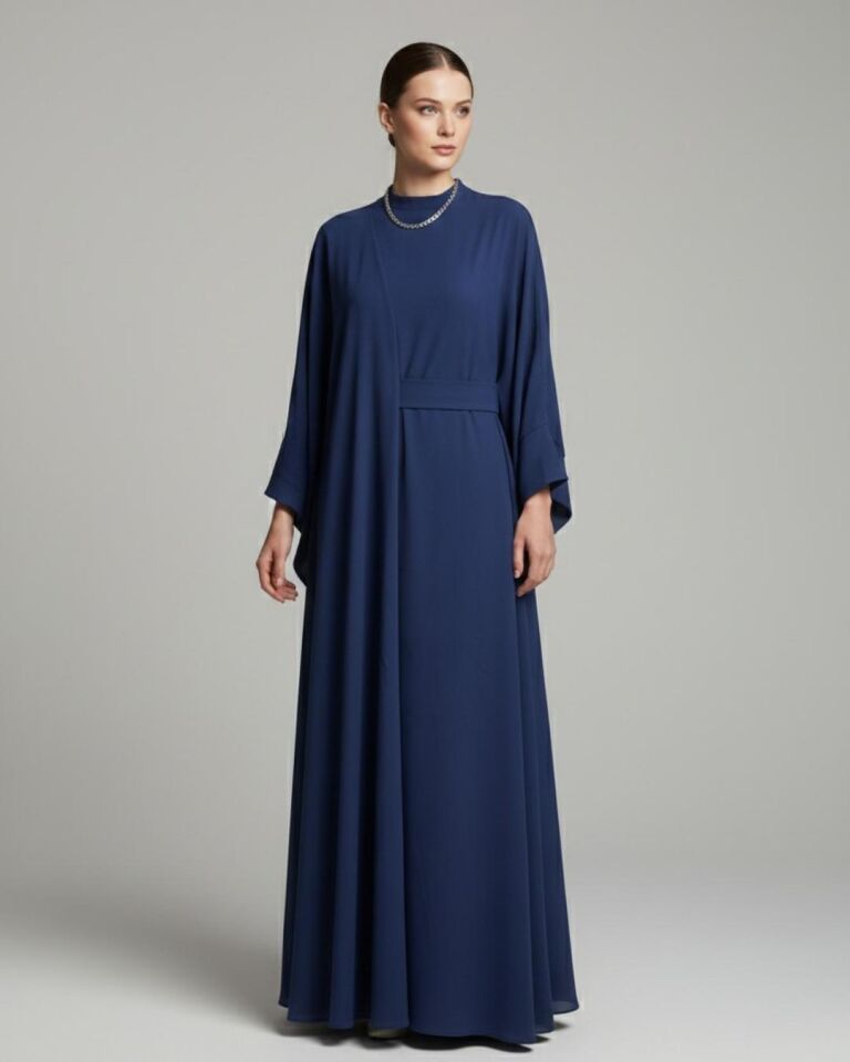 BELDEN KEMERLİ ABİYE ELBİSE 25E057 ST - HAKİ