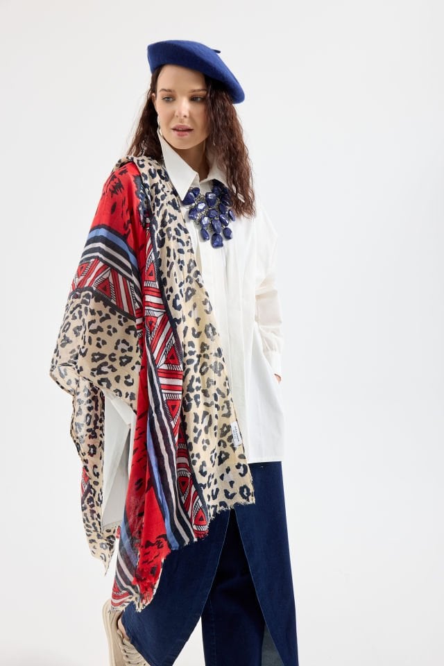 OVERSIZE ARKASI YIRTMAÇLI GÖMLEK Standart - EKRU