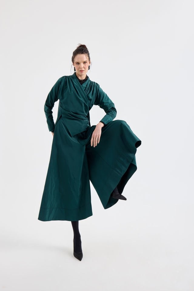 ANVELOP BLUZ GENİŞ KESİM PANTALON TAKIM 42