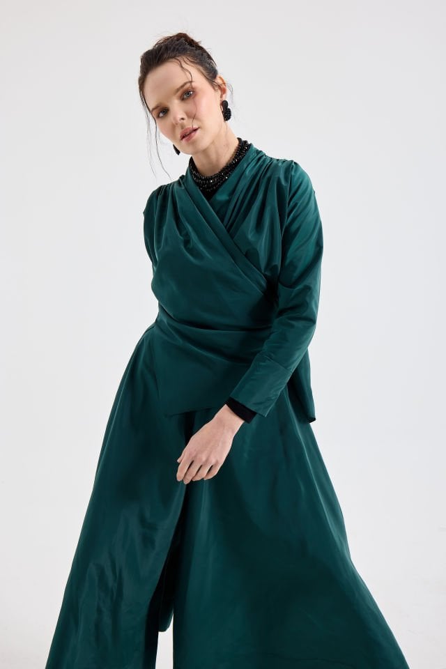 ANVELOP BLUZ GENİŞ KESİM PANTALON TAKIM 42