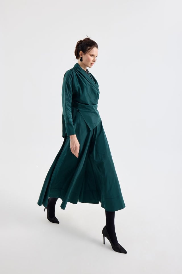 ANVELOP BLUZ GENİŞ KESİM PANTALON TAKIM 42