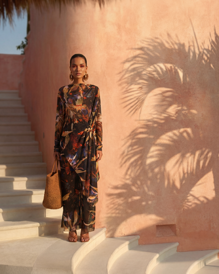 YARASA KOLLU ÖNÜ PİLELİ BLUZ PANTOLON TAKIM 25T045 ST