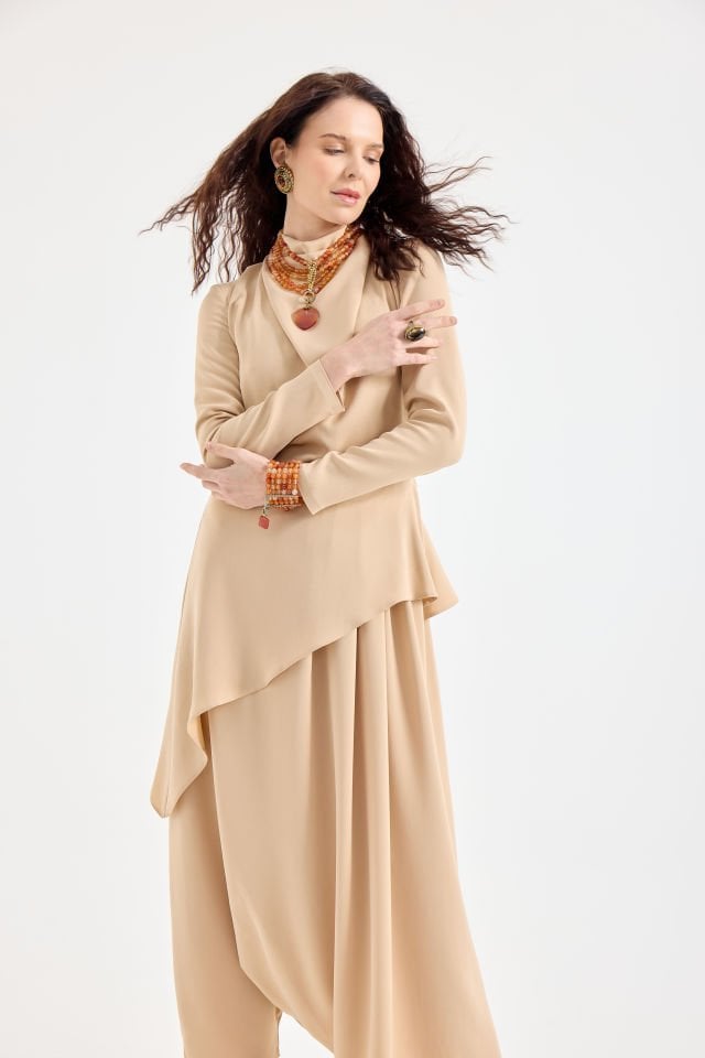 DEGAJE YAKA ŞALVAR TULUM 46