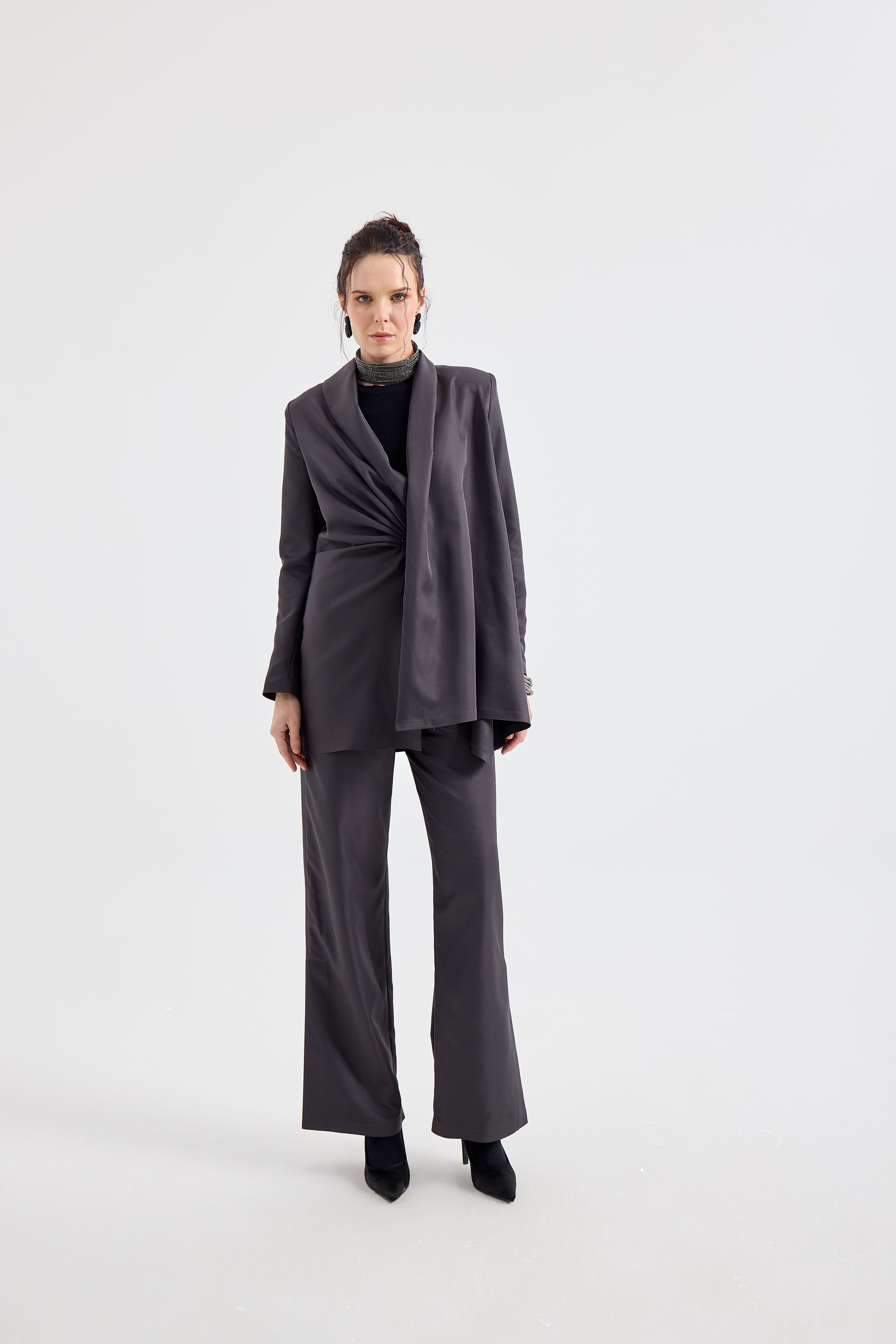 ANVELOP CEKET PANTALON TAKIM 9109 46 - FÜME