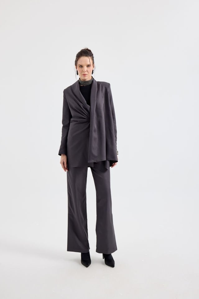 ANVELOP CEKET PANTALON TAKIM 9109 42 - FÜME