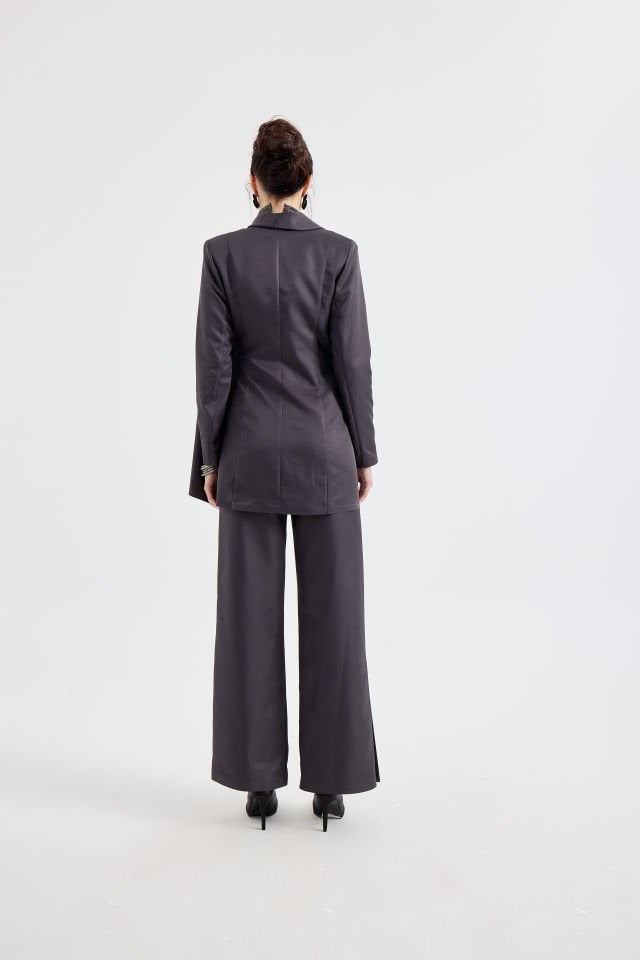 ANVELOP CEKET PANTALON TAKIM 9109 42 - FÜME