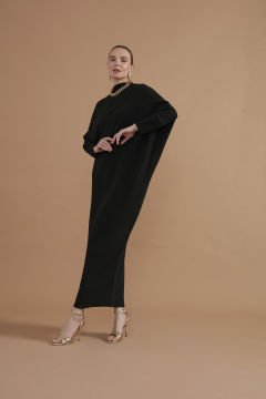 Tek Kolu Yarasa Elbise