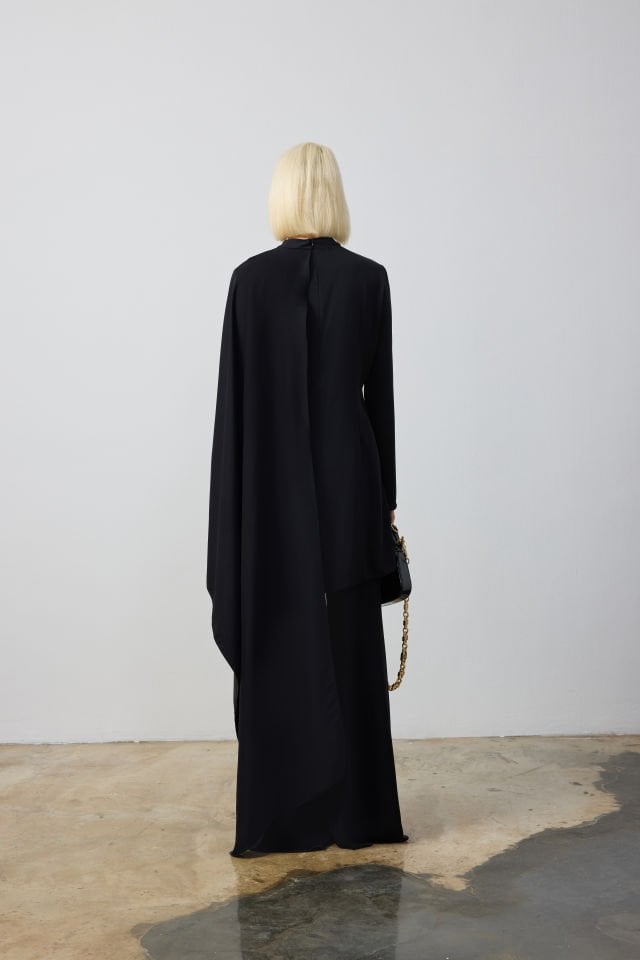 SU TAŞLI ÇAPRAZ KESİM TUNİK PANTOLON TAKIM 44