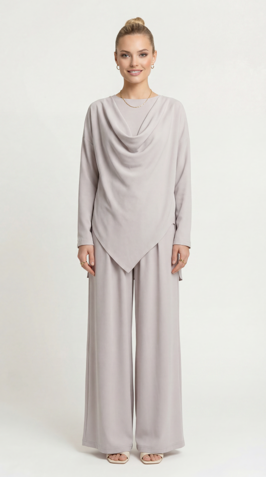 DEGAJE YAKA BLUZ PANTOLON TAKIM 26TK82