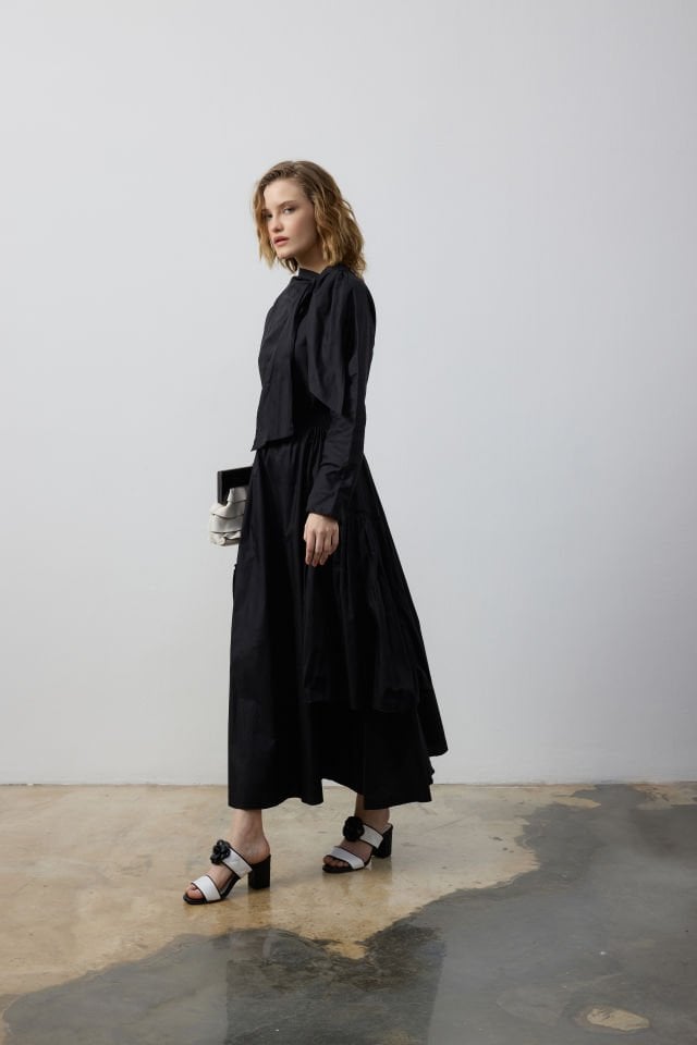 FIR FIR DETAYLI GÖMLEK ETEK TAKIM 42