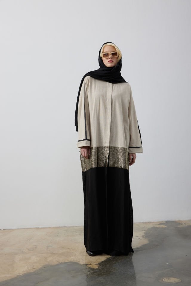 RİBANA DETAYLI UZUN KAP PANTALON TAKIM SİYAH - 44
