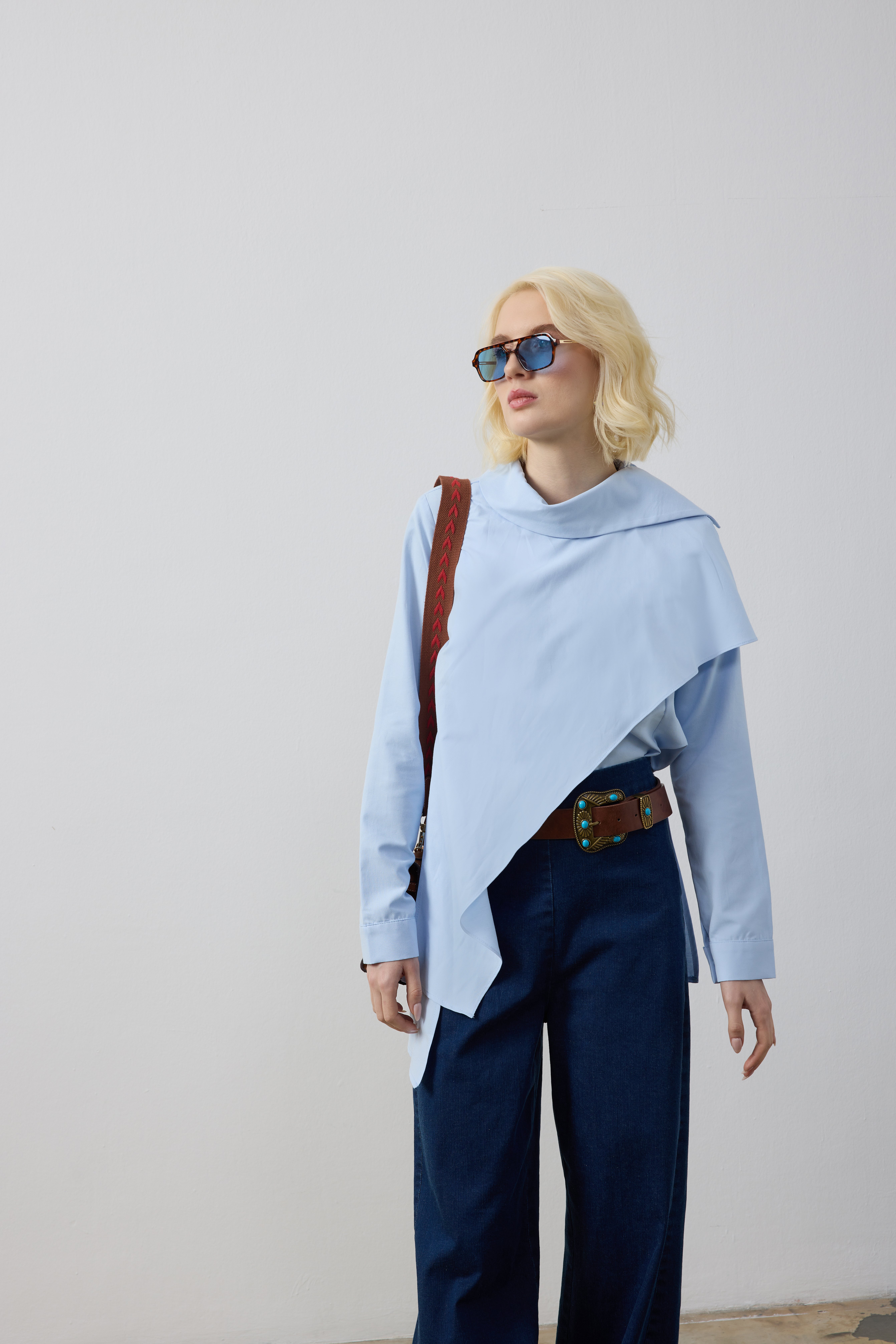 YAKADAN ANVELOP GÖMLEK 9108 SAKS - ST