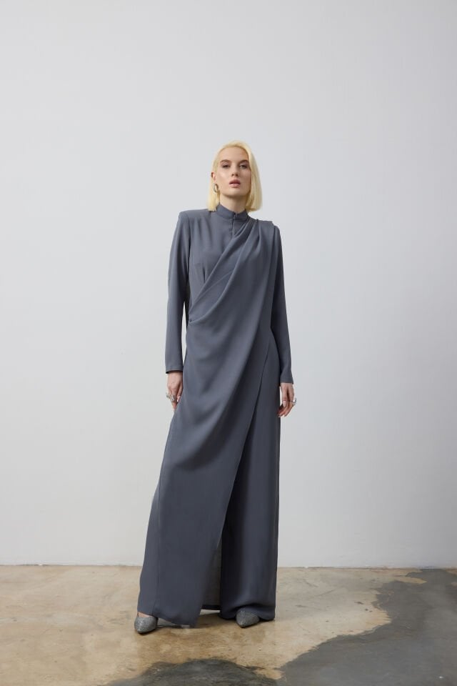 ŞAL DETAYLI TULUM 25A002 46 - mavi
