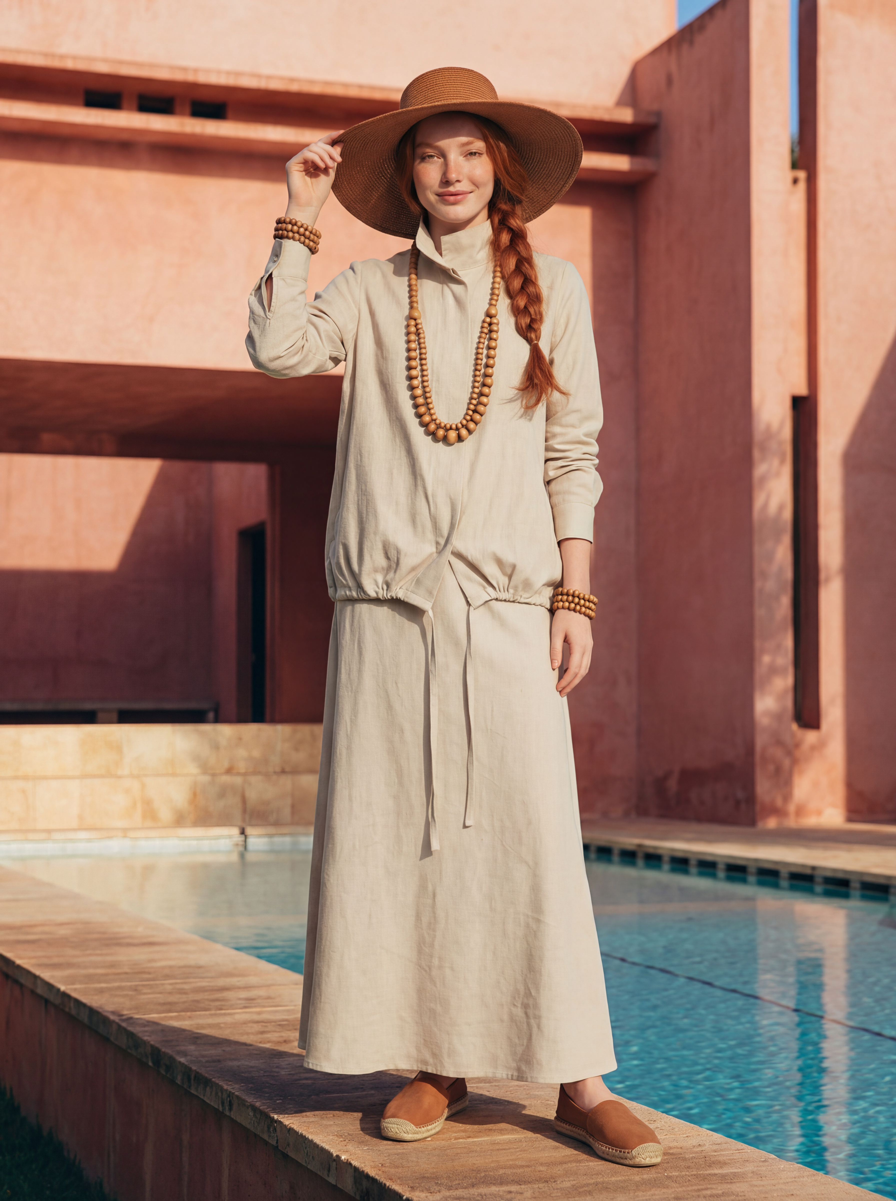 BOMBER GÖMLEK ETEK TAKIM 25TK071 44 - CAMEL