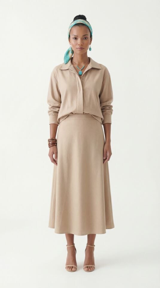 BOMBER GÖMLEK ETEK TAKIM 44 - CAMEL