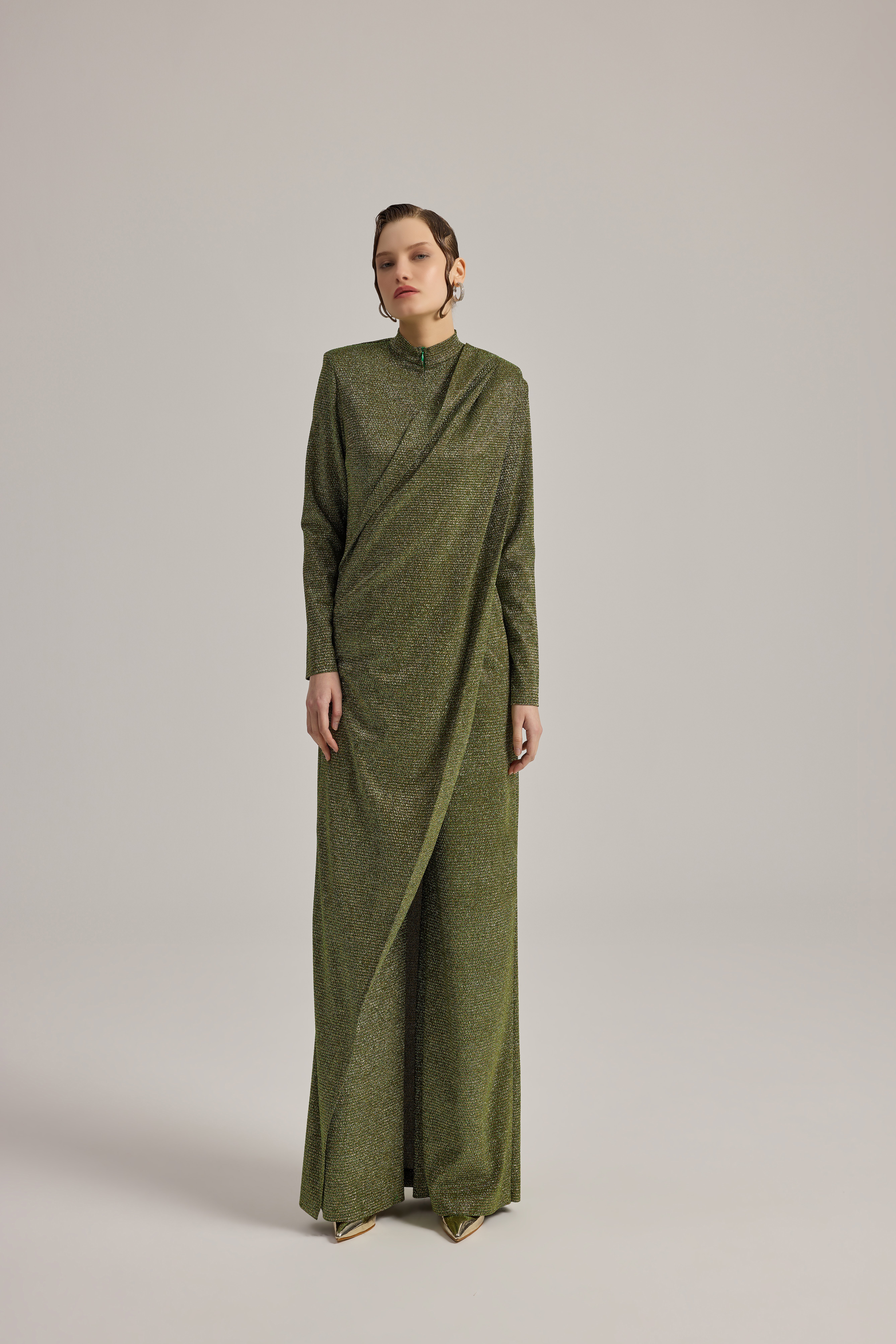 ÖN ARKA KAPAKLI ABİYE TULUM 9135 44 - yeşil